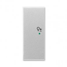 ABB Time Kryt 2násobný levý symbol stmívání titanová 6220E-A02104 08