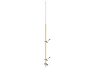 Jímací tyč kompletní poměděnáL1000mm, průměr 16mm, StCu/Inox GROMTOR 501416