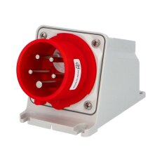 Přívodka nástěnná se změnou fáze 13320 IP44-54/400V/16A/5P 6h 13320