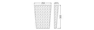 URBAN CLASSIC GLASS FDO P SET GLASS FROSTED LEDVANCE 4099854618666