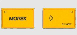 Morek RFID přepisovatelná karta MOREK MEVA01HURFID
