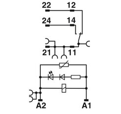 Reléový modul RIF-1-RPT-LV-230AC/1X21 PHOENIX CONTACT 2903339