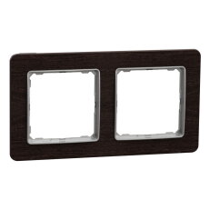 Rámeček dvojnásobný Wenge,Sedna Design/Elements SCHNEIDER SDD381802U