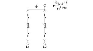 Svodič přepětí VAL-US-120/40/2+0-FM PHOENIX CONTACT 2910351