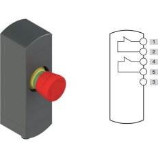 Ovládací jednotka BN 1 prvek (konfigurace A01) Konektor M12, 5 pólů, IP65