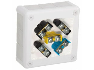 051-51 Instal. krabice 118x118 IP55 12 vstupů  bílá VIPLAST 20405910