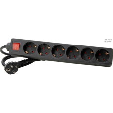120915006 Multiple socket outlet 6-way,