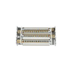 Blok distribuční BED-415/125B, 4P (4x15), Cu, 125A, 690V AC/DC,šedá,na DIN/panel