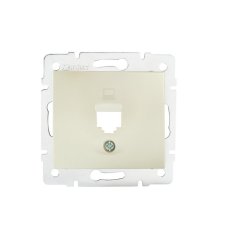 Adaptér datové zásuvky DOMO 1xRJ45 perlový 25924 Kanlux