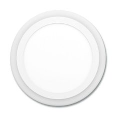 Dvojbarev. SMD kruh 20cm, 12W+4W, 4000K+2700K, IP20, 800lm ECOLITE LED-DUO-R12W