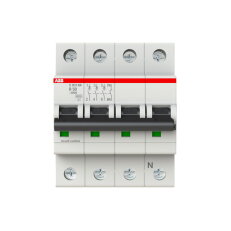 ABB S203-B50NA jistič 3F odpojení N vodiče (3+NA) 50 A char. B 6kA