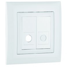 Zásuvka optického kabelu 90459 SAL typu ST/F 2 vývody hliník LOGUS90