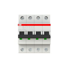 S204-Z10 4 fázový jistič 10 A char. Z 6kA ABB 2CDS254001R0428