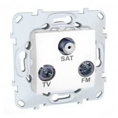ALB44329 TV/FM/SAT zásuvka, konc. 1 vstu
