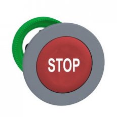 Ovládací hlavice zapuštěná RU BI symbol STOP spec. popis ŠE SCHNEIDER ZB5FA434C0