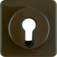 Centrální díl, pro uzamykatelný vypínač/tlačítko, wg Up IP44, hnědá lesk 151911