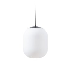Závěsné svítidlo TANIA S1 HP 52W IP40 3K ON/OFF SKLO OPAL černá OSMONT TAN62382
