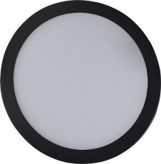Vestavné LED svítidlo typu downlight LED120 VEGA-R Black 24W NW 1800/3000lm