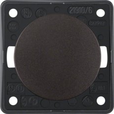 Kolébkový vypínač, řazení 6, 16 AX, 250VAC, Integro Flow/Pure, hnědá, mat