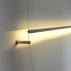 Nástěnné uchycení s napájením KLUŚ 73mm stříbrná /00198/, C28251N00