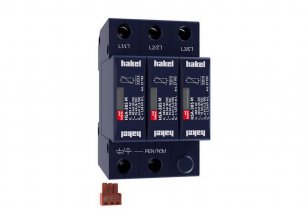Svodič rázového přepětí HSA-385/3+0 M S SPD typ 2+3 HAKEL 27537