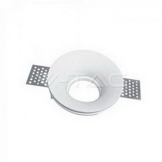 GU10 Fitting Round White,  VT-859RD