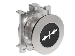 Tlačítkový ovladač, s návratem,  ?30mm z