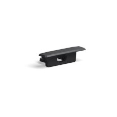 Záslepka s otvorem KLUŚ MICRO-NK-OTW pro AL profil, černá /24363/ C24346C07TW