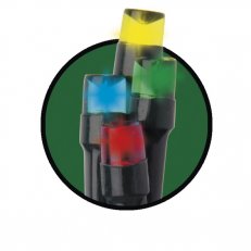 LED vánoční řetěz, 18m, multicolor, časovač