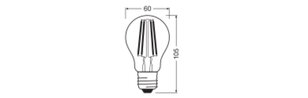 Světelný zdroj LEDVANCE LED CLASSIC A V 11W 840 Clear E27
