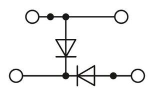 Řadová svornice elektronického prvku STTB 2,5-2DIO/O-UL/UR-UL 3031584