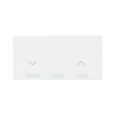 3-násobný panel: 2 zásuvky + 2x1 USB nabíječka, bílá matná 10001080-230
