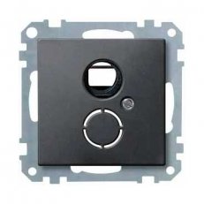 Schneider MTN296414 Středová deska s přídržným rámečkem, System M, antracit