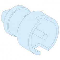 Schneider 09982 Dveřní vložka motýlková 3 mm, IP55