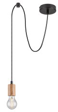 DOLLIEN E27 1x 60W IP20 matná černá RABALUX 72071