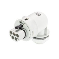 vidlice vestavná gesis RST, 5-pól, M20, šroubové svorky, úhlová 90°, šedá