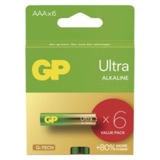 Alkalická baterie GP Ultra AAA (LR03) B0211V