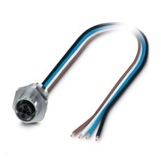 SACC-E-M12FST-4P-M16XL/0,5X Vestavné zástrčkové konektory 1238902