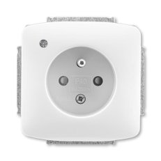 ABB 5588A-A2359B Zásuvka s clonkami, se signalizací provozního stavu