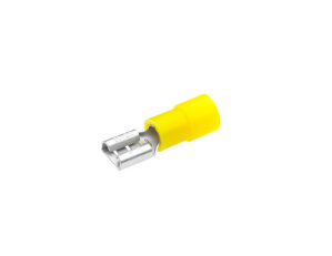 Izolovaný konektor Cu 4-6/6,3x0,8 mm, žlutý (100 ks) CIMCO 180234