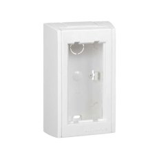 Nástěnná krabice s bočními víky CIMA PRO 2×K45 čistě bílá KONTAKT SIMON SBC100/9