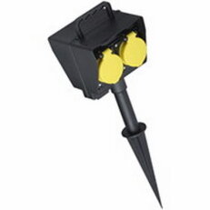 Bachman 394.180 Garden socket outlet with earth pike