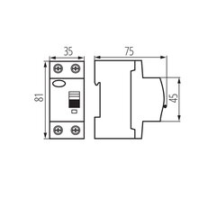 Proudový chránič KRD6-2/40/100-A, KANLUX 23226