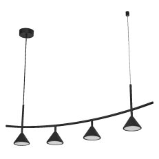 DECOR FUJI 4XPEND LINE 16W 930 BK  LEDV