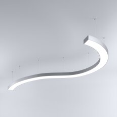 LED Svítidlo MI-SNAKE-01, 109W, 3000K, bez trafa, 24VDC, IP20, stříbrná