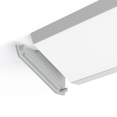Záslepka KLUŚ KOPRO-30-P-L pro LED hliníkové profily šedá, C24175C02