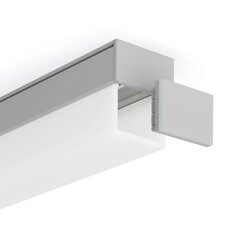 Záslepka KLUŚ KOMPENSA-K pro LED hliníkové profily šedá, C24020C02