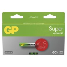 Alkalická baterie GP Super AAA (LR03) B0112H