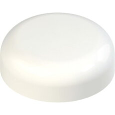 Světelná čočka d22mm, Čočka: bez symbolu, bílá, Plochý, plast PIZZATO VELN2A20