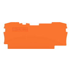 Koncová bočnice a separátor, Tloušťka 1 mm, Oranžová WAGO 2004-1692